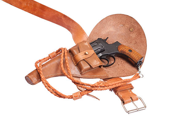 istock revolver in a holster 519643781