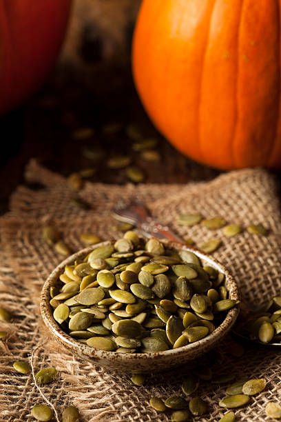 istock Raw Organic Pumpkin Pepita Seeds 519648565