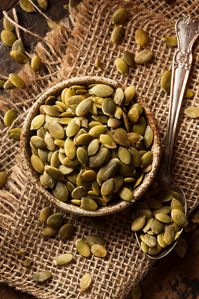istock Raw Organic Pumpkin Pepita Seeds 519648579