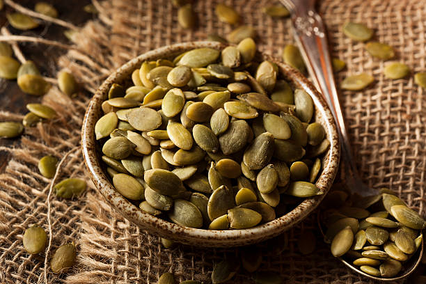 istock Raw Organic Pumpkin Pepita Seeds 519648585
