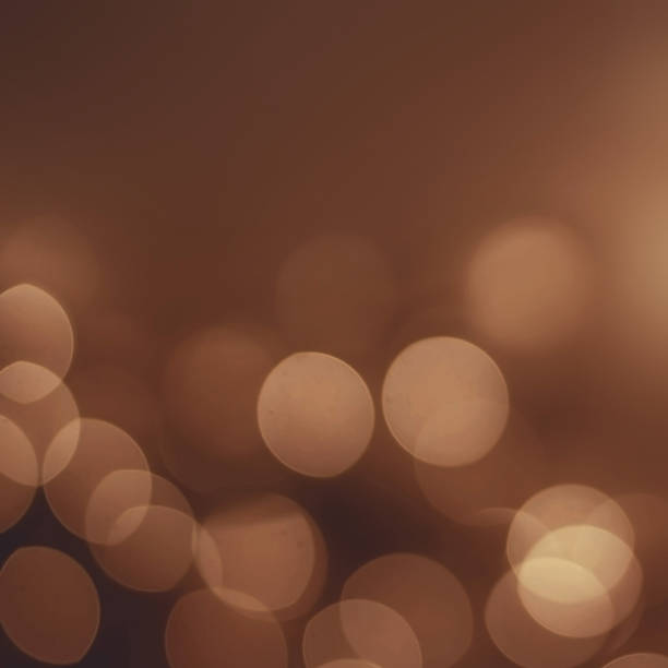 istock Abstract Night background with gold bokeh lights  and place for 519649003