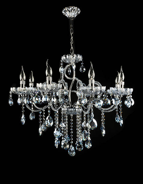 istock Contemporary glass chandelier 519650009