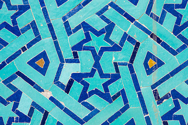 istock Mosaic wall decoration, Friday Mosque, Yazd, Iran 519650412