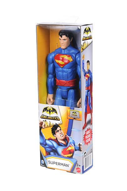 superman acção figura - superman imagens e fotografias de stock