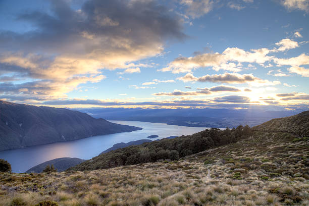 istock Sunset over Lake Te Anau on the Kepler Track 519654404