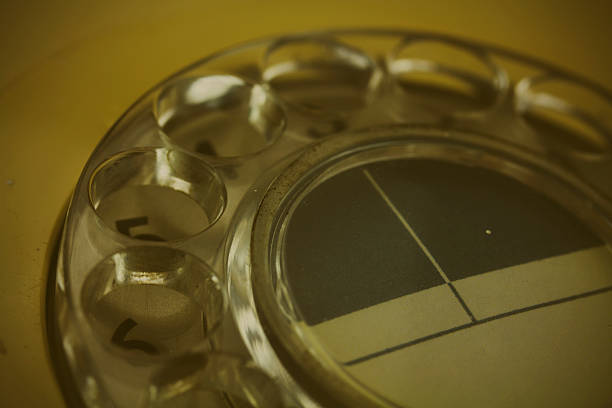 istock Old retro style rotary telephone 519654664