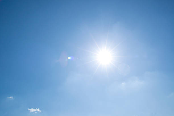 istock The blue sky and the sun 519656958