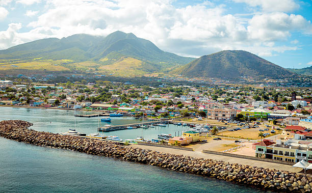 istock Port Zante on St. Kitts island 519658752