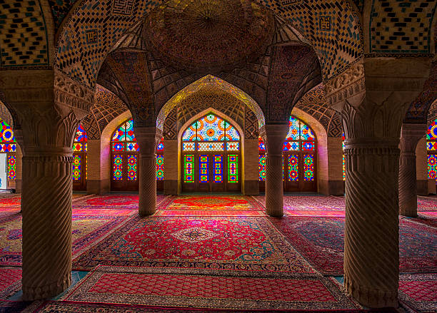 istock Inside the Nasir ol Molk Mosque in Shiraz, Iran 519659144