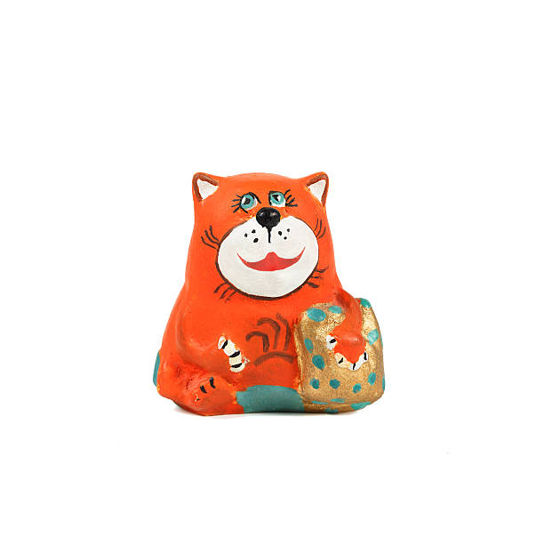 istock closeup handmade pottery funny red kitten with a pillow 519659596