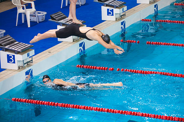 istock Female swimmer in swimming pool 519660186