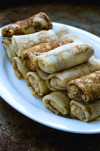 istock Pancakes with cottage cheese on the white plate 519660209