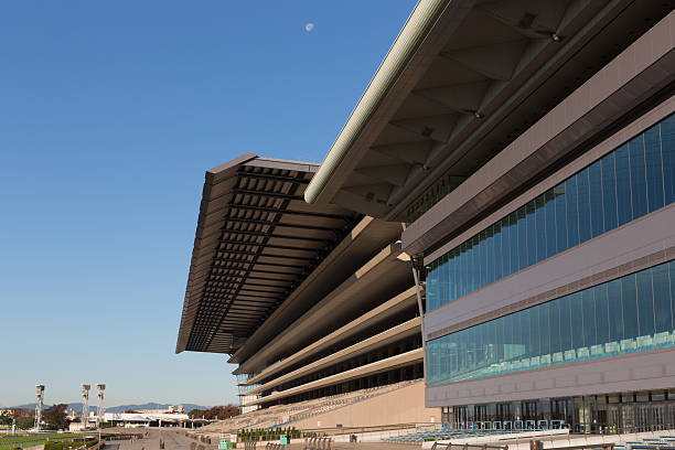 hipódromo de tokio en japón - tokyo racecourse fotografías e imágenes de stock