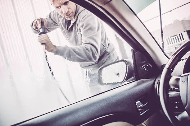 istock Man - car wash with water pressure 519664132