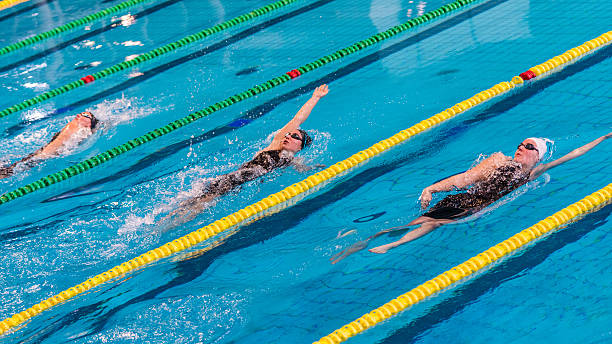 istock Female swimmer swimming 519664288