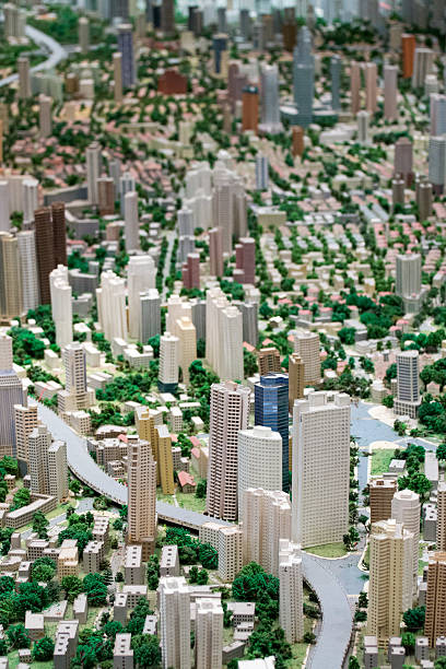 istock 3D model of the Shanghai city 519664747