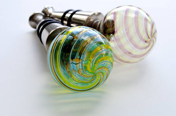 istock Decorative bottle caps from Murano glass 519664888