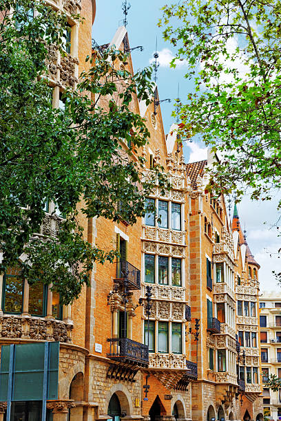 istock Casa  Serra (Building with spires) in centre of  Barcelona 519665233