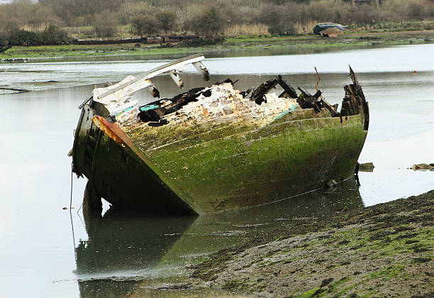 istock Shipwreck at Hardway Gosport 519677384