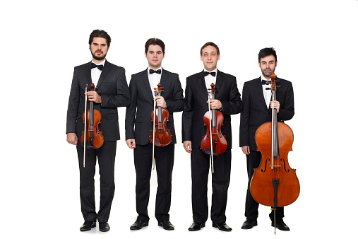 String quartet players