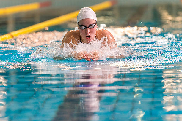 istock Female swimmer swimming 519682870