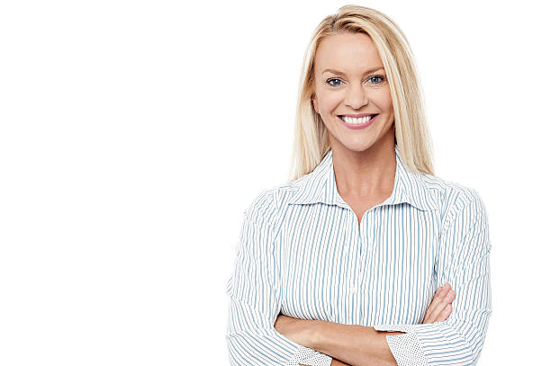 istock Corporate lady isolated over white 519683561