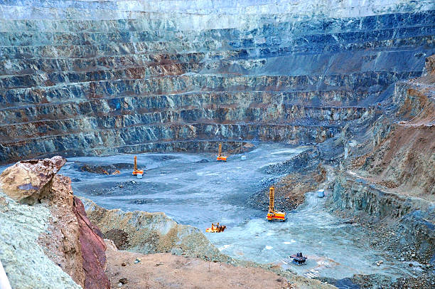 istock Open pit gold mine in Rosia Montana, Romania 519683611