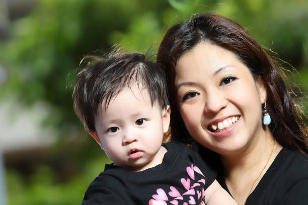 istock Mother and son joyful together 519683615