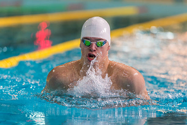 istock Male swimmer swimming 519683694