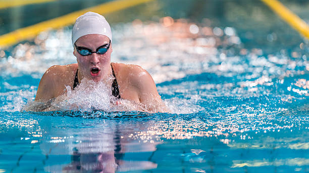 istock Female swimmer swimming 519683926