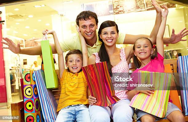 After Shopping Stock Photo - Download Image Now - Adult, Bag, Boys