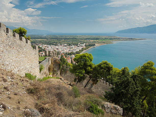 istock Wall from ancient castle in the mediterranean 519684622