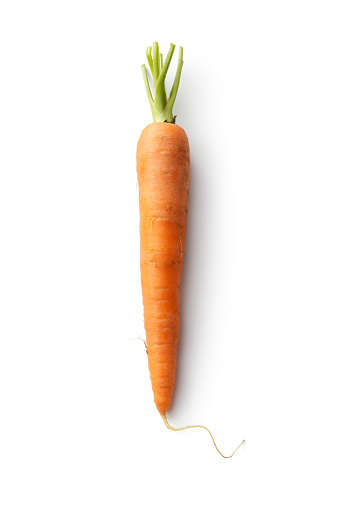 Vegetales : Zanahoria aislado sobre fondo blanco photo