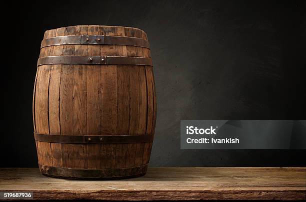 Background Of Barrel Stock Photo - Download Image Now - Barrel, Whiskey, Wood - Material