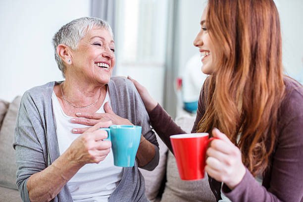 istock Mother and dauther happy together 519688116