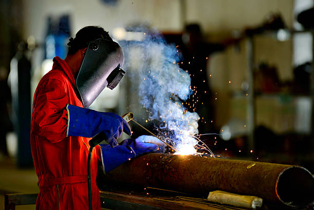 Welder engineer workshop Welder engineer workshop metal worker stock pictures, royalty-free photos & images