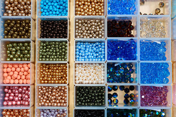 istock Beads for handmade jewelery or decoration 519691362