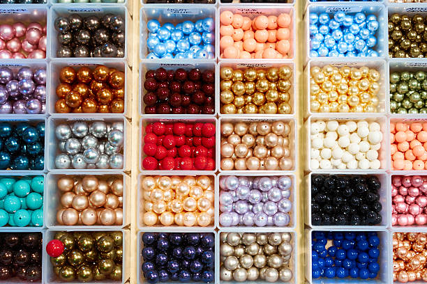 istock Beads for handmade jewelery or decoration 519691436