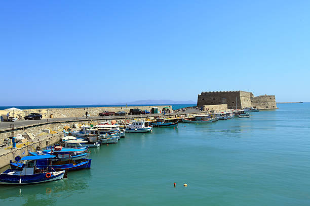 istock Heraklion Harbour and Fortress, Crete 519701545