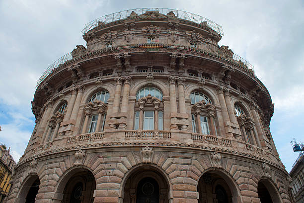 istock stock exchange building in Genoa 519702639