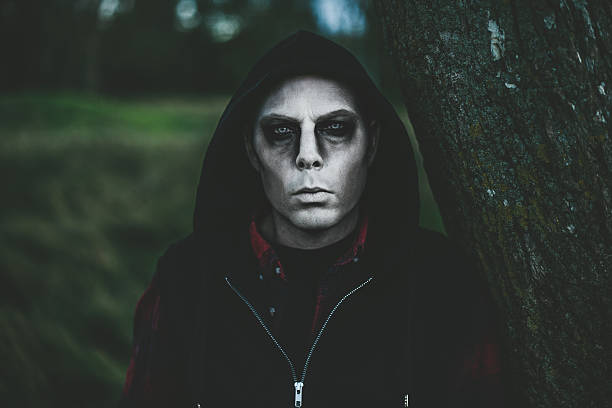 istock Scary man in halloween make-up 519704653