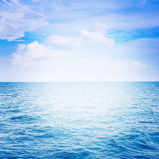 istock Blue sea with cloud for natural background 519705095