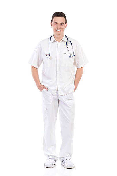 istock Young male nurse posing 519705137