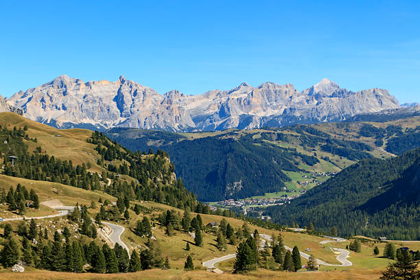 istock Mountain road in the valley 519705493