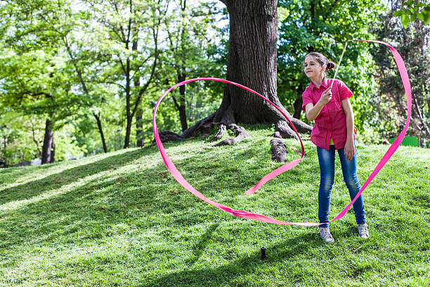 istock Happy child playing in the park 519705605