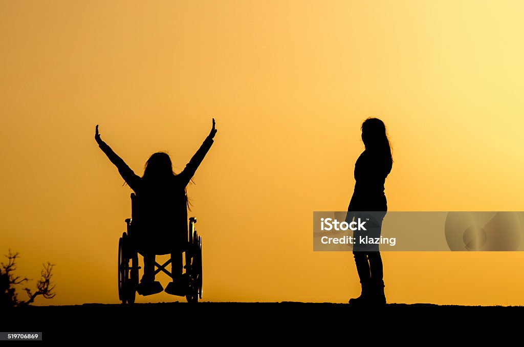 Rollstuhl  - Lizenzfrei Ansicht aus erhöhter Perspektive Stock-Foto