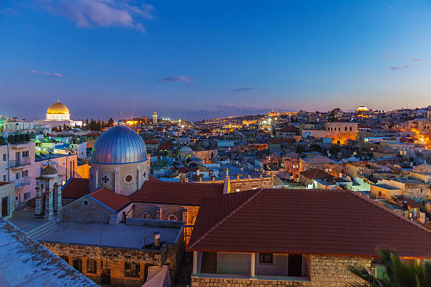 istock Jerusalem Old City at Night, Israel 519708142