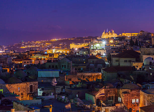 istock Jerusalem Old City at Night, Israel 519708218