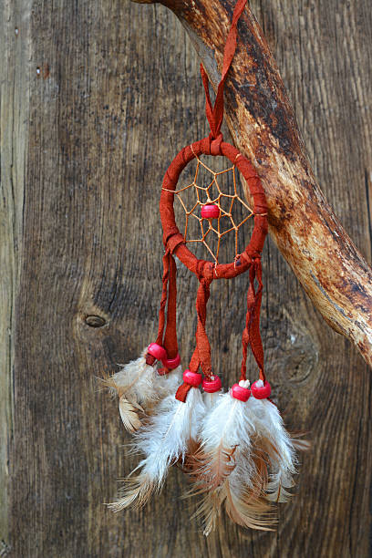 istock Branch with a dreamcatcher in Indian style 519708851