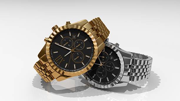 istock Two luxury wrist watches for men 519710256